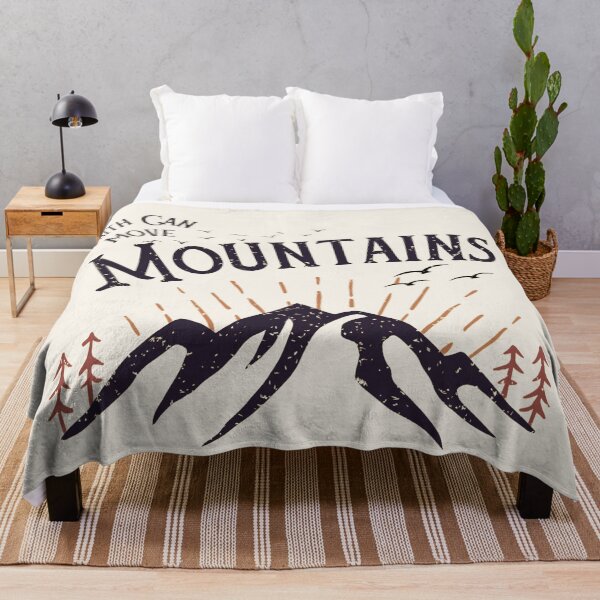 Item preview, Faith Can move Mountains - Christian Design designed and sold by All-About-Life.