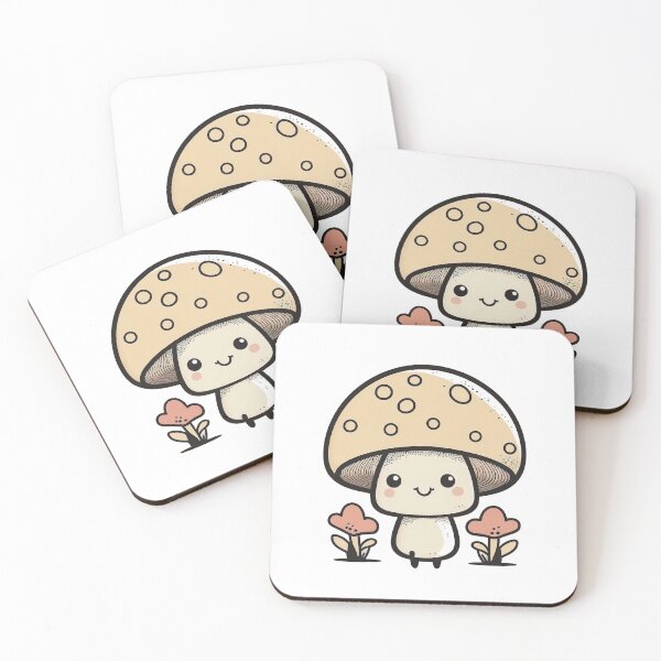 Item preview, Copy of Add a Touch of Cuteness to Your Life with our Adorable Kawaii Mushroom Sticker designed and sold by TVBArchive.
