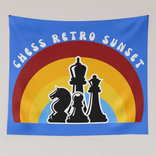 Item preview, Chess Retro Sunset designed and sold by TheCatmeow2000.