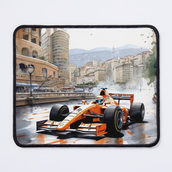 Item preview, Watercolor illustration of the McLaren MP4/4 designed and sold by LeafyLife.