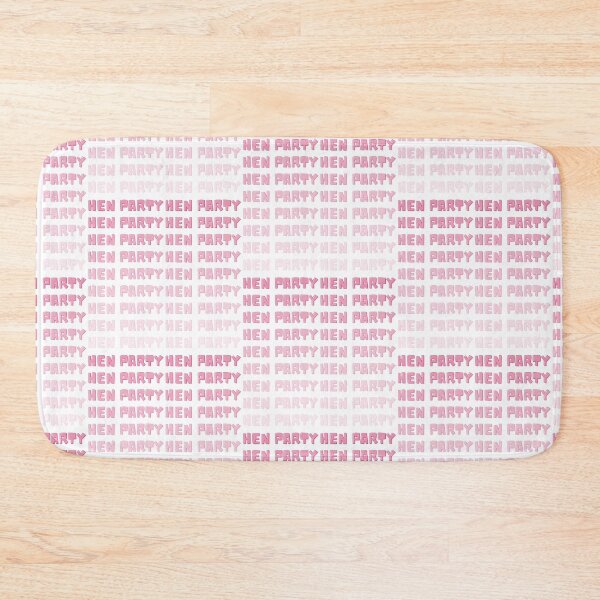 Item preview, Hen Party Text designed and sold by KatsCanvas.