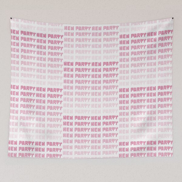 Item preview, Hen Party Text designed and sold by KatsCanvas.