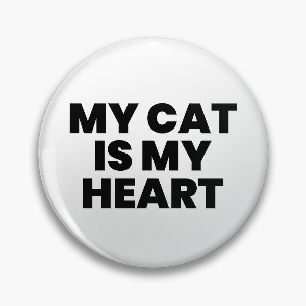Item preview, My cat is my heart (black) designed and sold by didijuca.