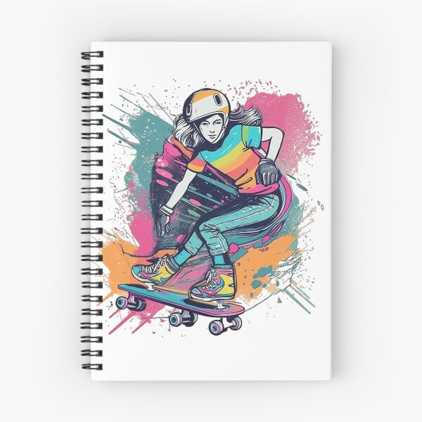 Item preview, Skateboarding Girl - Cool Skateboarder Art for Skater Girls designed and sold by Vlad-Nik001.