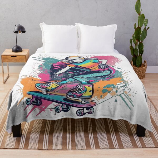 Item preview, Skateboarding Girl - Cool Skateboarder Art for Skater Girls designed and sold by Vlad-Nik001.