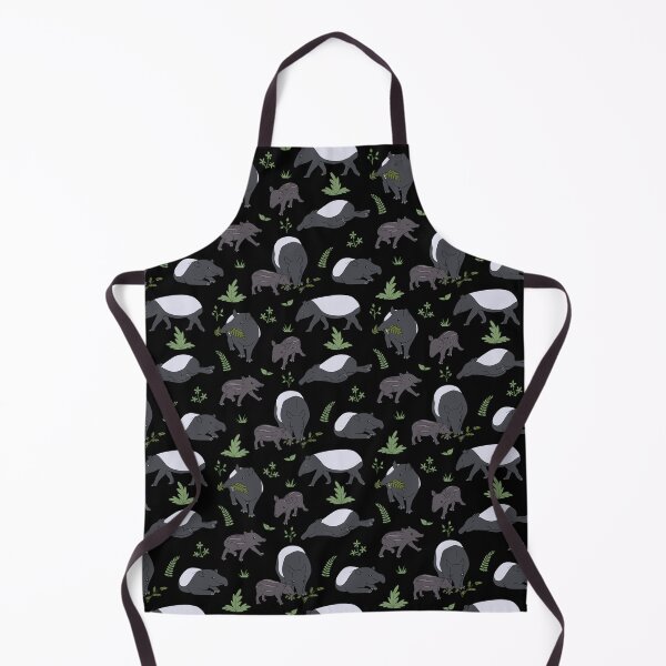 Item preview, Tapir Family in Black designed and sold by PaperRain.