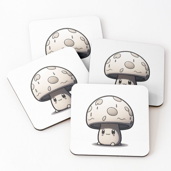 Item preview, Add Some Cuteness to Your Life with our Cute Kawaii Mushroom Toadstool Sticker designed and sold by TVBArchive.
