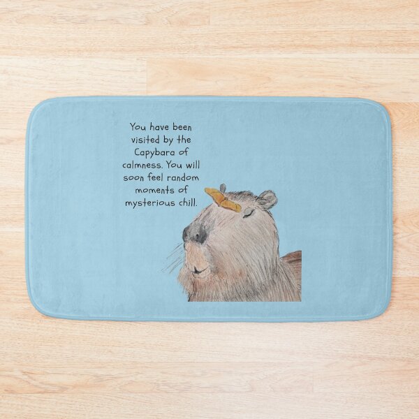 Artikelvorschau, Das Capybara der Ruhezone entworfen und verkauft von Vinsara Store.