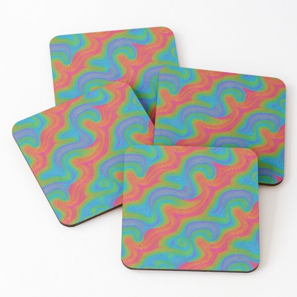 Item preview, Wavy Whimsy: A Playful Experiment with Colors and Forms designed and sold by Glassmaster.