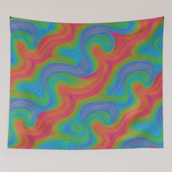 Item preview, Wavy Whimsy: A Playful Experiment with Colors and Forms designed and sold by Glassmaster.