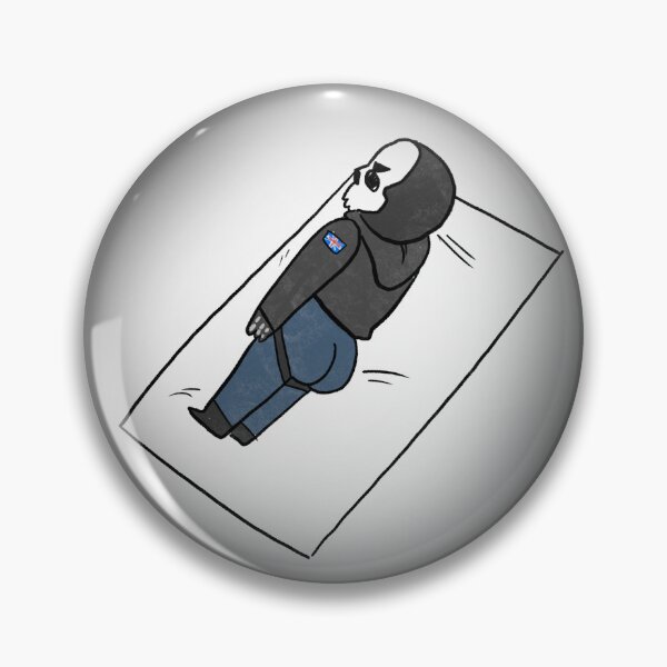 Item preview, fan art I drew of ghost dying in a glue trap designed and sold by highwayInferno.