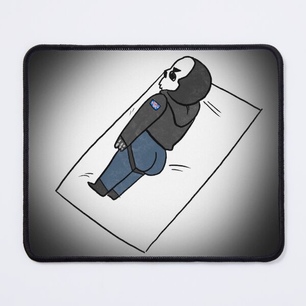 Item preview, fan art I drew of ghost dying in a glue trap designed and sold by highwayInferno.