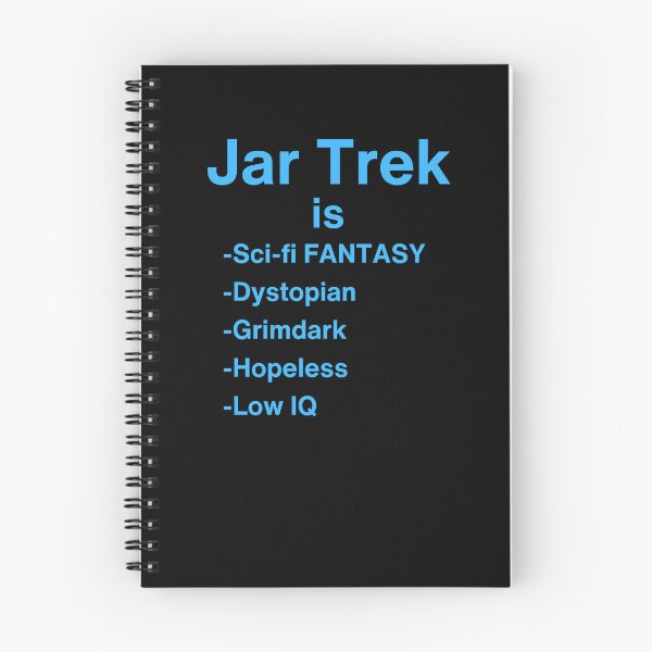 Item preview, Jar Trek is... - Blue Text designed and sold by TheKnightWriter.
