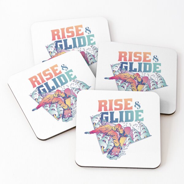 Item preview, Snowboard Quote - Winter Sport Rise and Glide Snowboarder Life designed and sold by KaylaStudio.