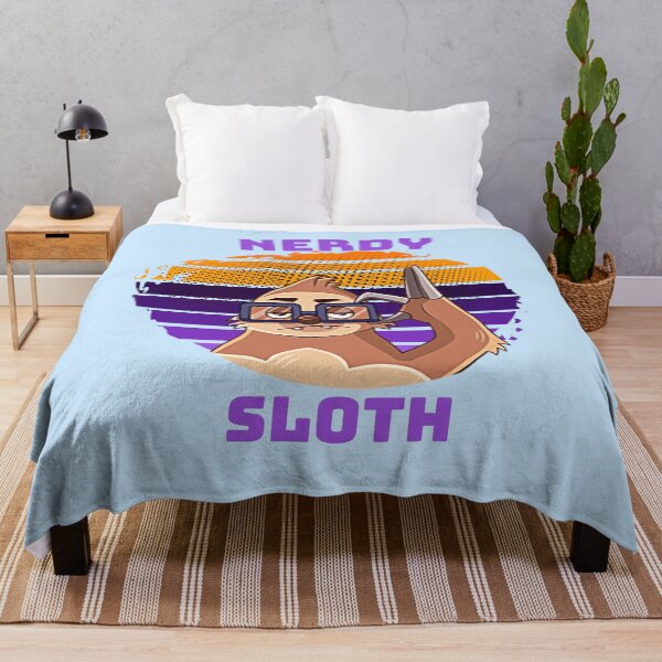Item preview, Sloth Nerd designed and sold by Delnet ⭐⭐⭐⭐⭐.