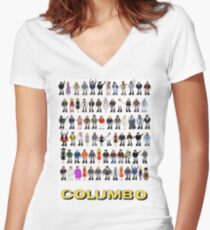 Columbo - The Murderers Women's Fitted V-Neck T-Shirt