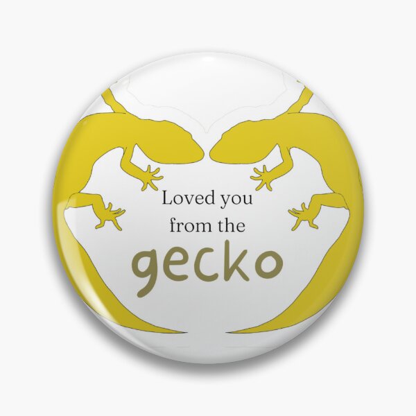 Item preview, Gecko "Loved you from the get-go" pun designed and sold by Larissa Savignano.
