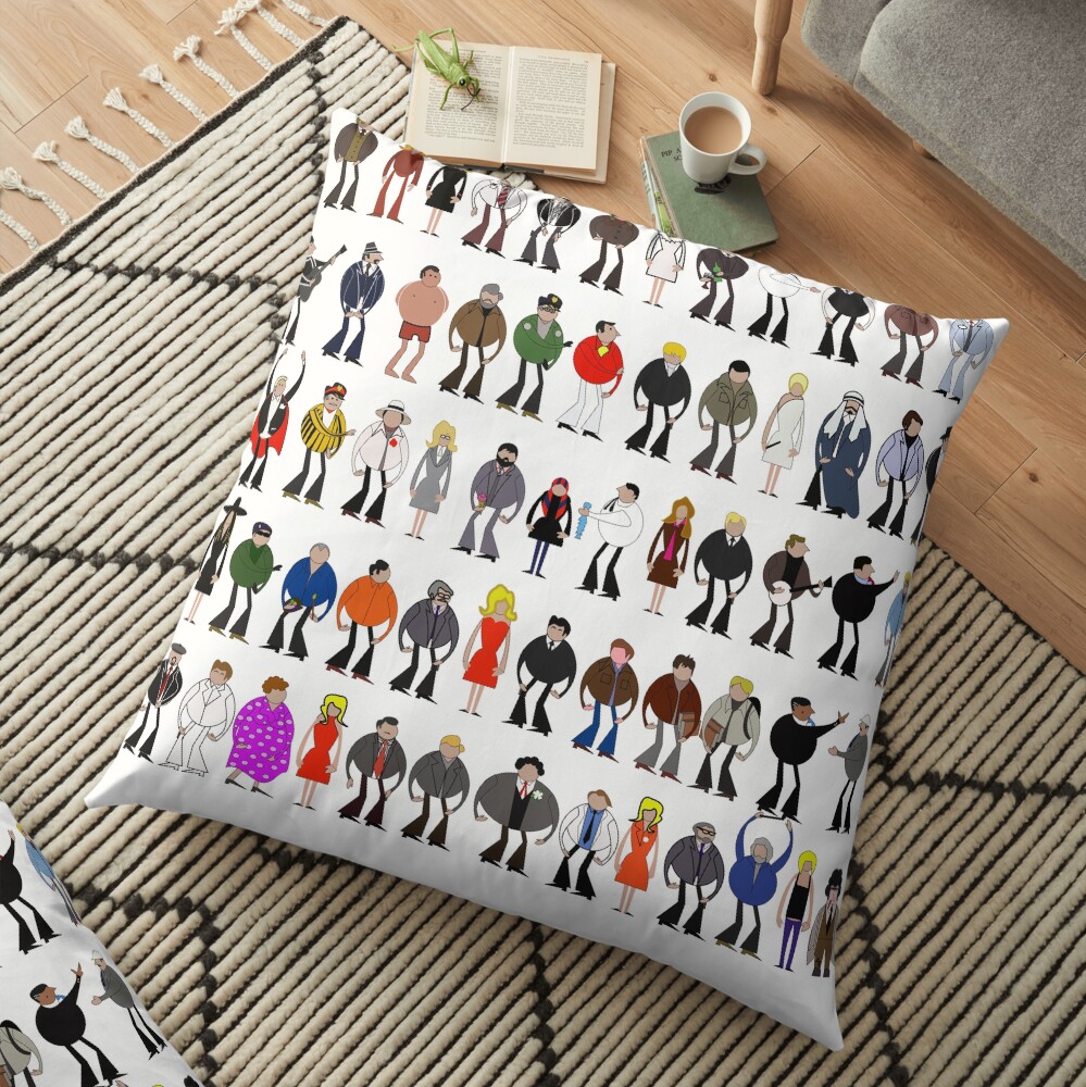 Columbo - The Murderers Floor Pillow