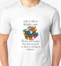 Rubiks Würfel Analogie Unisex T-Shirt