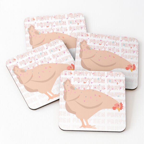 Item preview, Hen Party Art designed and sold by KatsCanvas.
