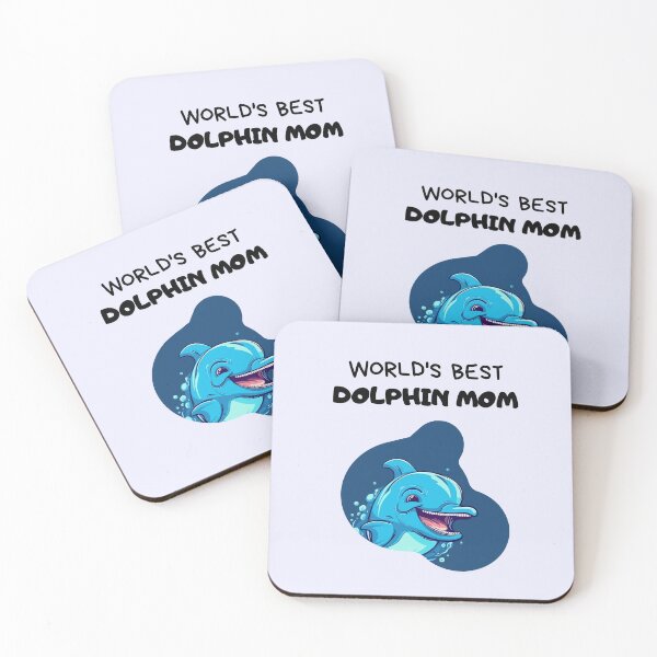 Item preview, World's Best Dolphin Mom | Happy Mothers Day | Cute Dolphin designed and sold by ArtfulDelights.