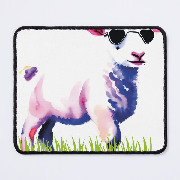 Artikelvorschau, süßes kleines Lamm im Gras entworfen und verkauft von designkb.