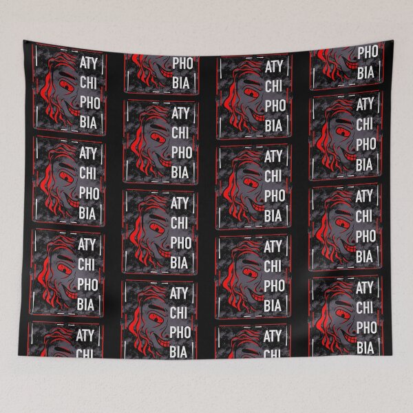 Item preview, Atychiphobia face drawing designed and sold by nickardi.