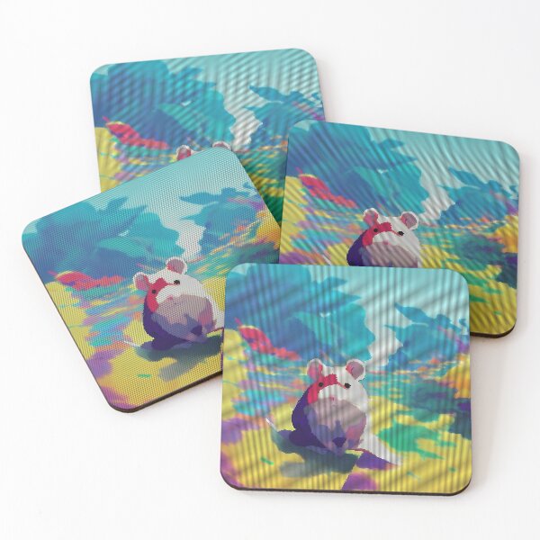 Item preview, Colorful Abstract Hamster 8-bit Pixel Art designed and sold by PixelDripped.