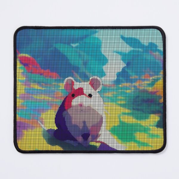 Item preview, Colorful Abstract Hamster 8-bit Pixel Art designed and sold by PixelDripped.