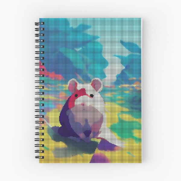 Item preview, Colorful Abstract Hamster 8-bit Pixel Art designed and sold by PixelDripped.