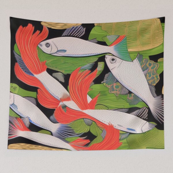 Item preview, Fish Pond designed and sold by McCallnWaldo.