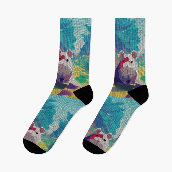 Item preview, Colorful Abstract Hamster 8-bit Pixel Art designed and sold by PixelDripped.