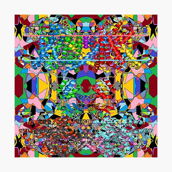 Motley chaotic pattern - Chaos Photographic Print