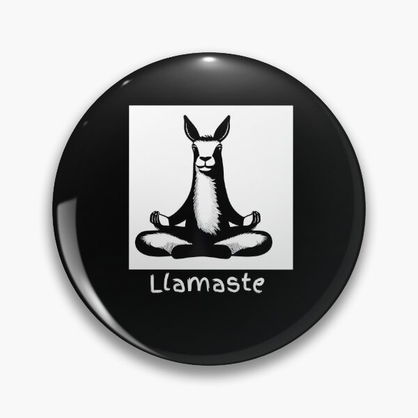 Item preview, Funny Llama Yoga Meditation - Llamaste designed and sold by Just4doglovers.