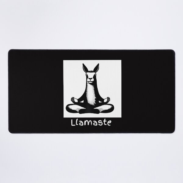 Item preview, Funny Llama Yoga Meditation - Llamaste designed and sold by Just4doglovers.
