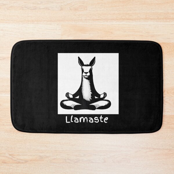 Item preview, Funny Llama Yoga Meditation - Llamaste designed and sold by Just4doglovers.