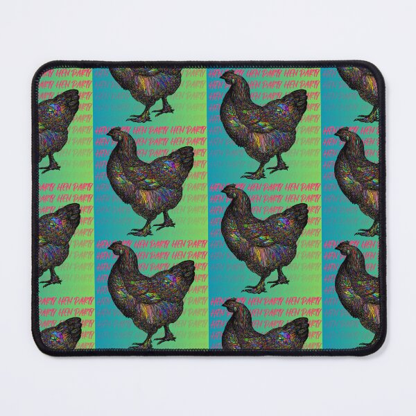Item preview, Vibrant Hen Party Art designed and sold by KatsCanvas.