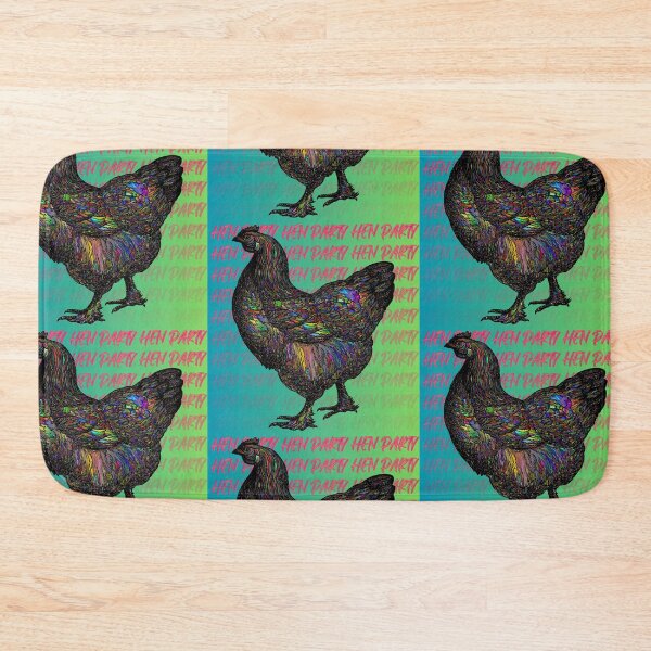 Item preview, Vibrant Hen Party Art designed and sold by KatsCanvas.