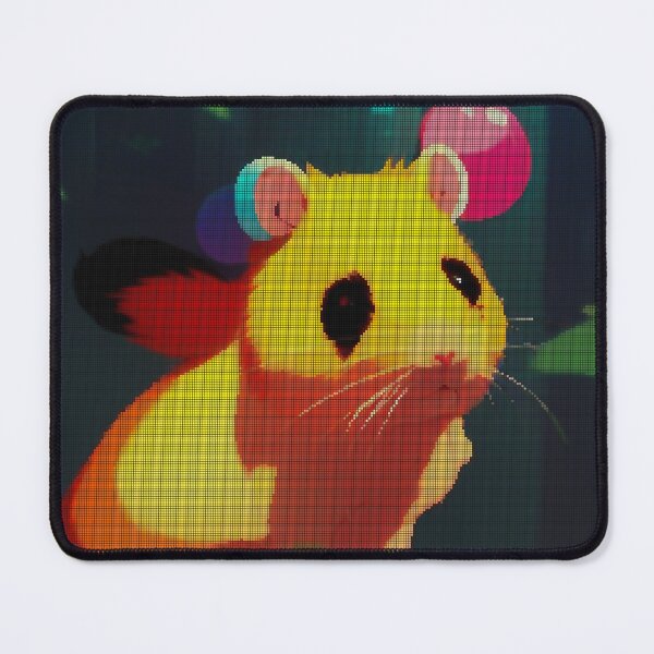 Item preview, Colorful Abstract Hamster 8-bit Pixel Art designed and sold by PixelDripped.