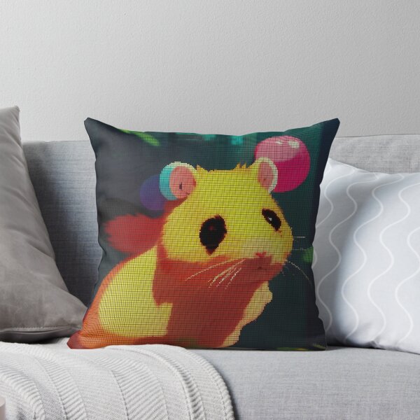 Item preview, Colorful Abstract Hamster 8-bit Pixel Art designed and sold by PixelDripped.