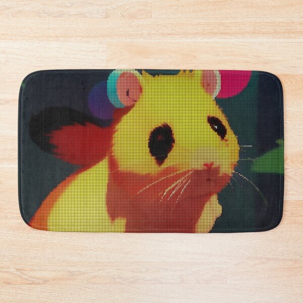 Item preview, Colorful Abstract Hamster 8-bit Pixel Art designed and sold by PixelDripped.