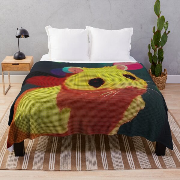 Item preview, Colorful Abstract Hamster 8-bit Pixel Art designed and sold by PixelDripped.