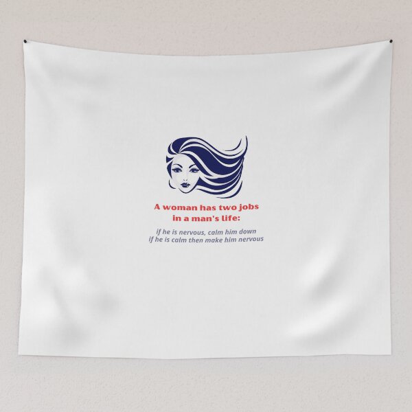 Item preview, A woman has two jobs in a man's life designed and sold by LayosCore.