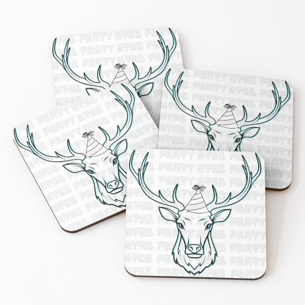 Item preview, Stag Party Art designed and sold by KatsCanvas.