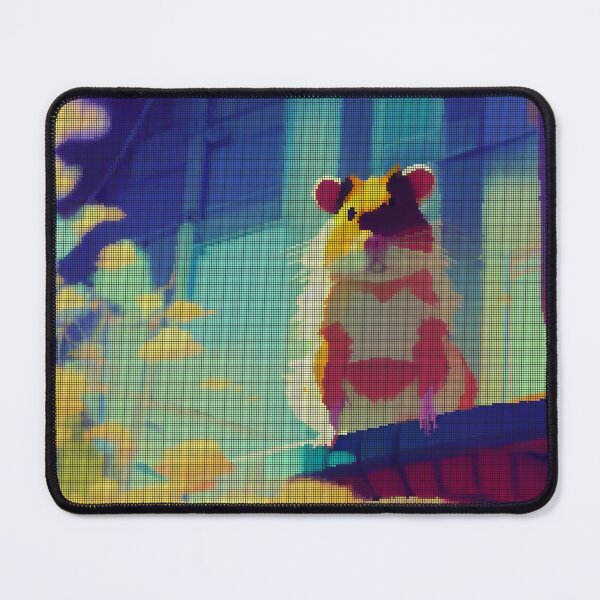 Item preview, Colorful Abstract Hamster 8-bit Pixel Art designed and sold by PixelDripped.