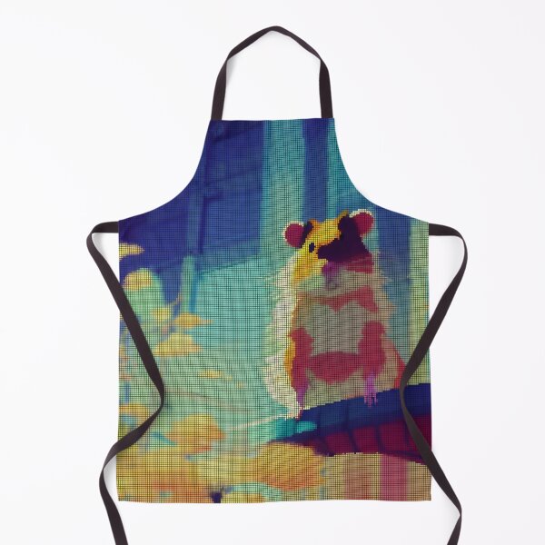 Item preview, Colorful Abstract Hamster 8-bit Pixel Art designed and sold by PixelDripped.