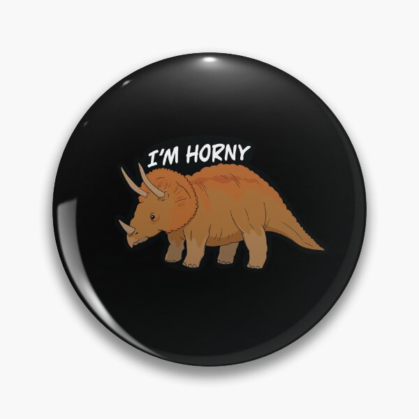 Item preview, I'm Horny, Triceratops designed and sold by LArcherDesign.