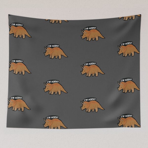Item preview, I'm Horny, Triceratops designed and sold by LArcherDesign.