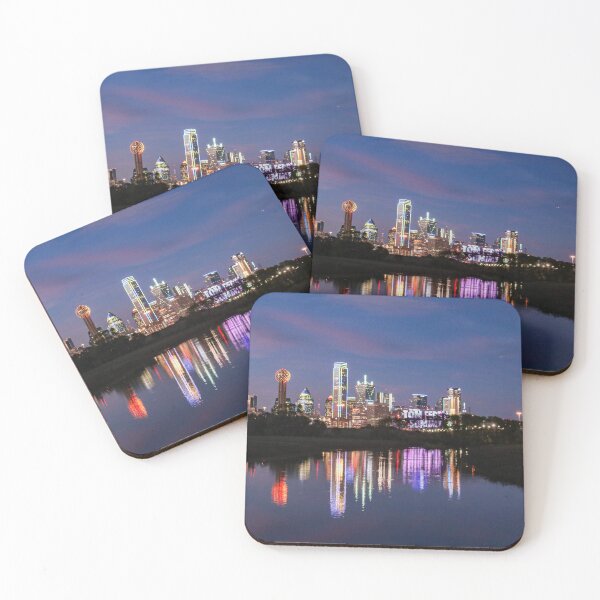 Item preview, Dallas skyline after dark designed and sold by Nina-Nelson.