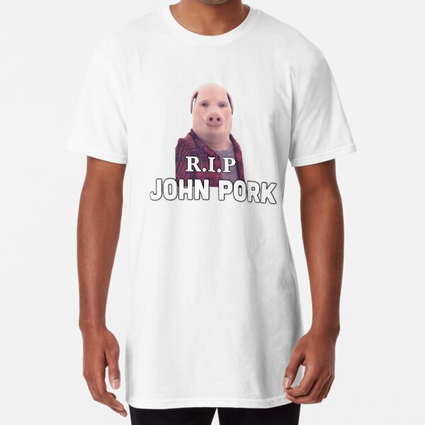 RIP John Pork Sticker for Sale by wheezyprint